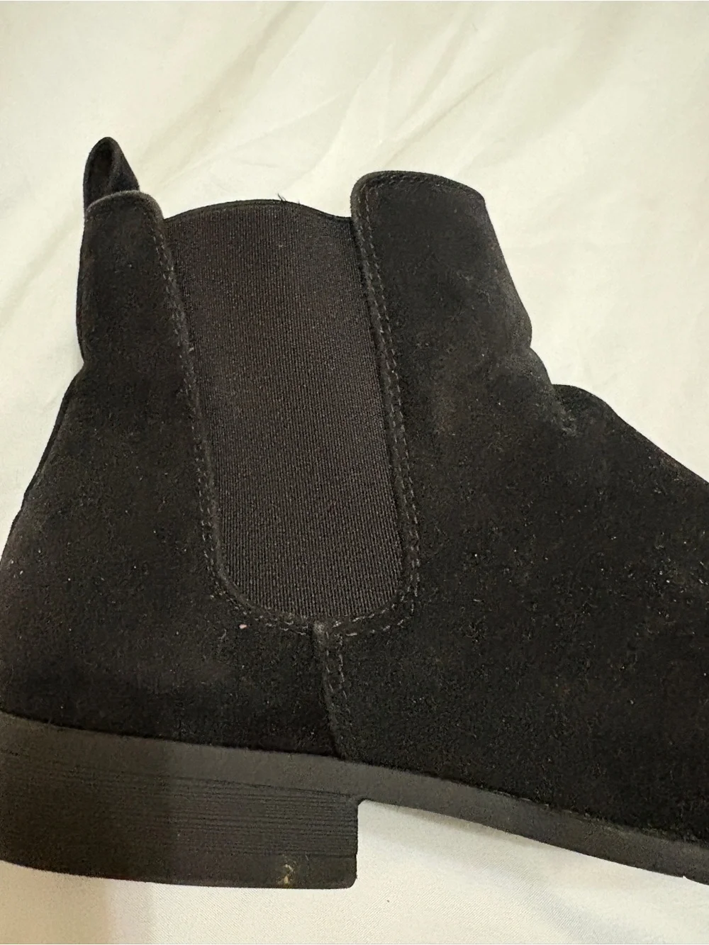 ASOS black suede